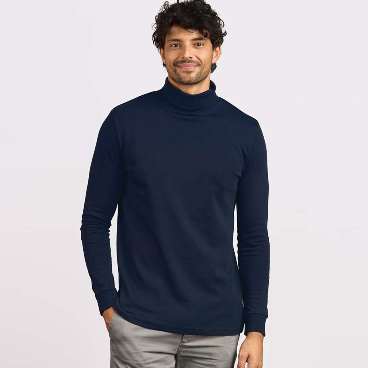 Men’s Turtleneck Long Sleeve T - 3407