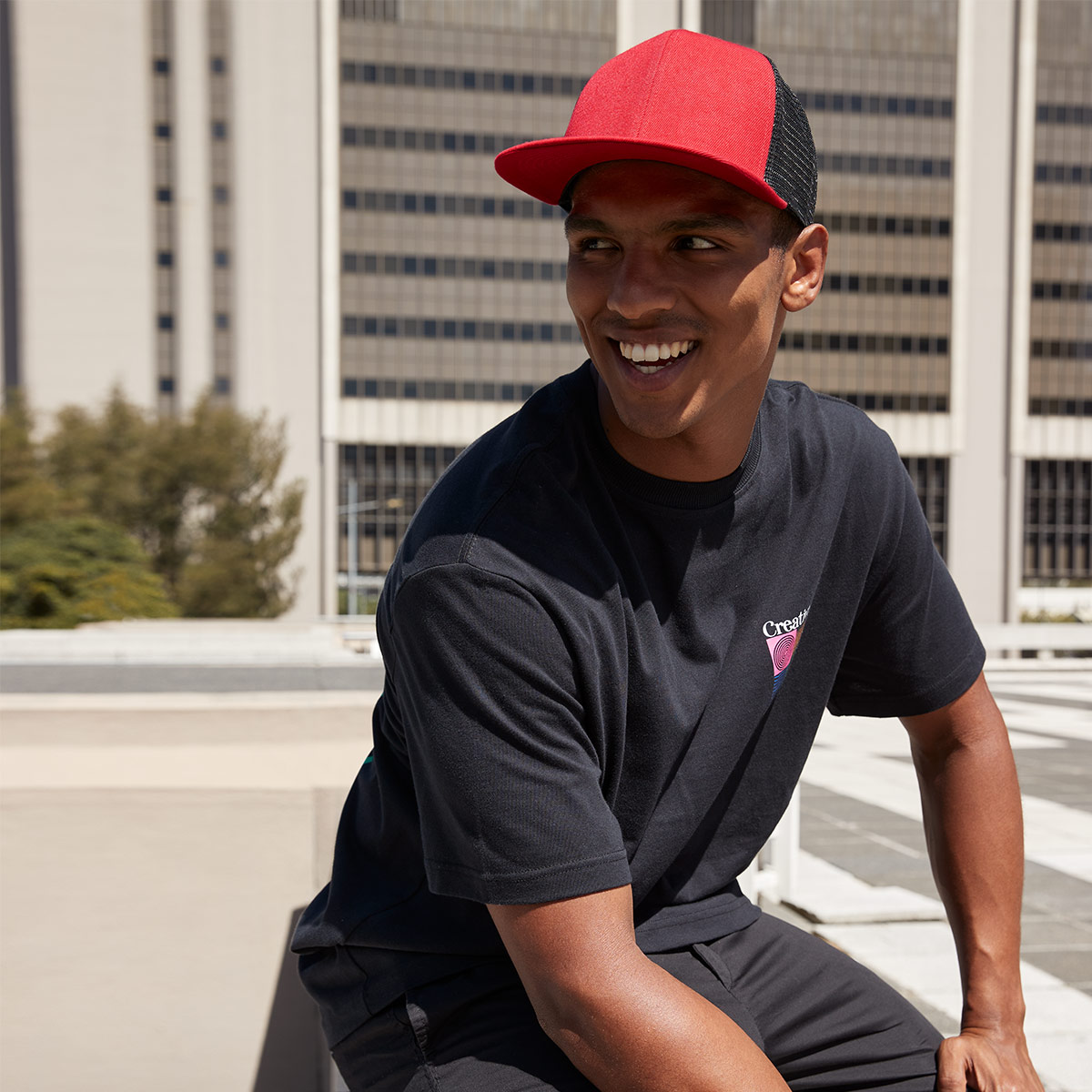 Original Flat Peak 6 Panel Trucker - B664