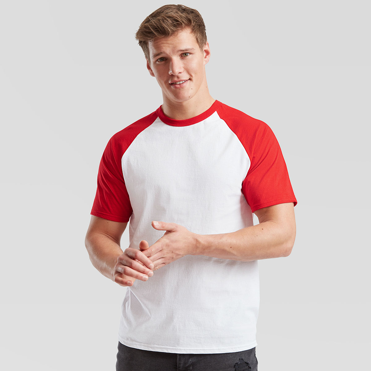 Valueweight Short Sleeve Baseball T - 61-026-0