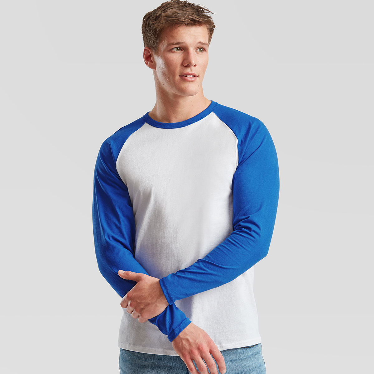 Valueweight Long Sleeve Baseball T - 61-028-0