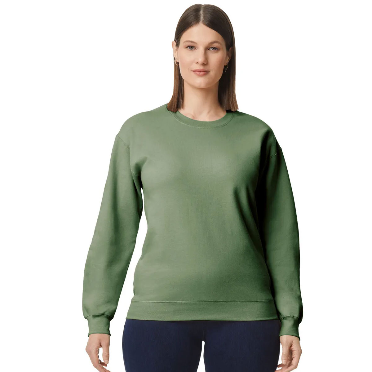 Softstyle™ Midweight Fleece Adult Crewneck - SF000