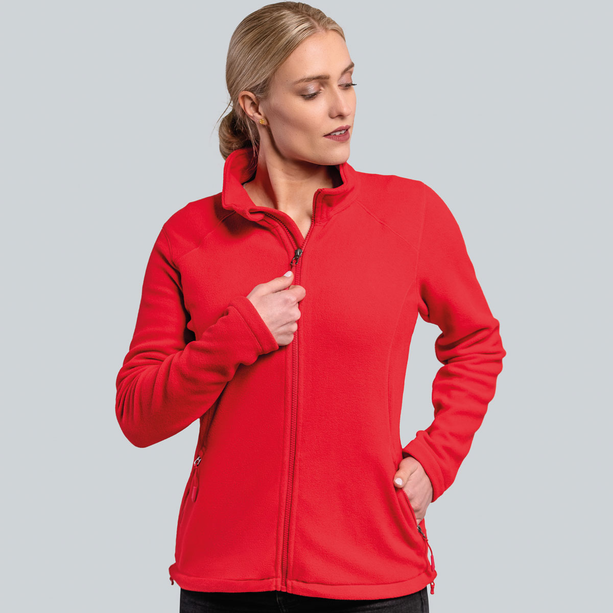 Womens Full- Zip Fleece Jacket - 1202