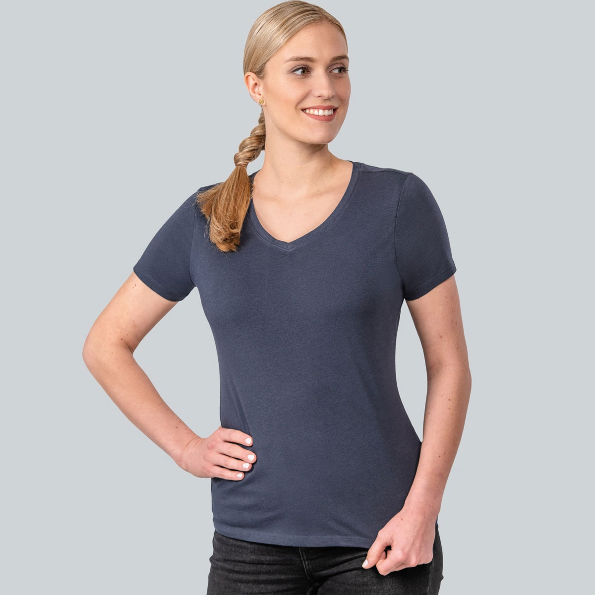 Womens T-Shirt V-Neck - 202