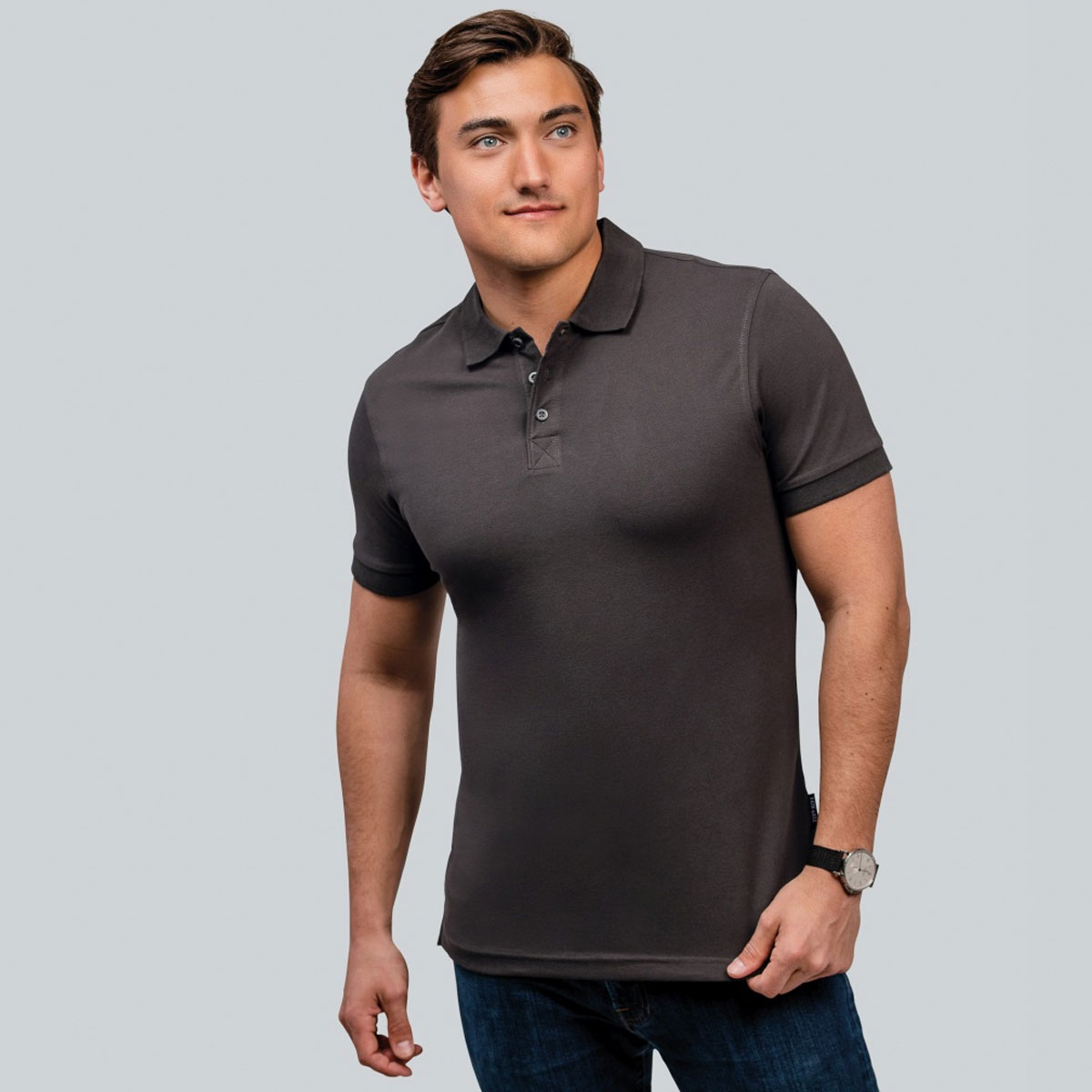 Mens Heavy Stretch Polo - 302