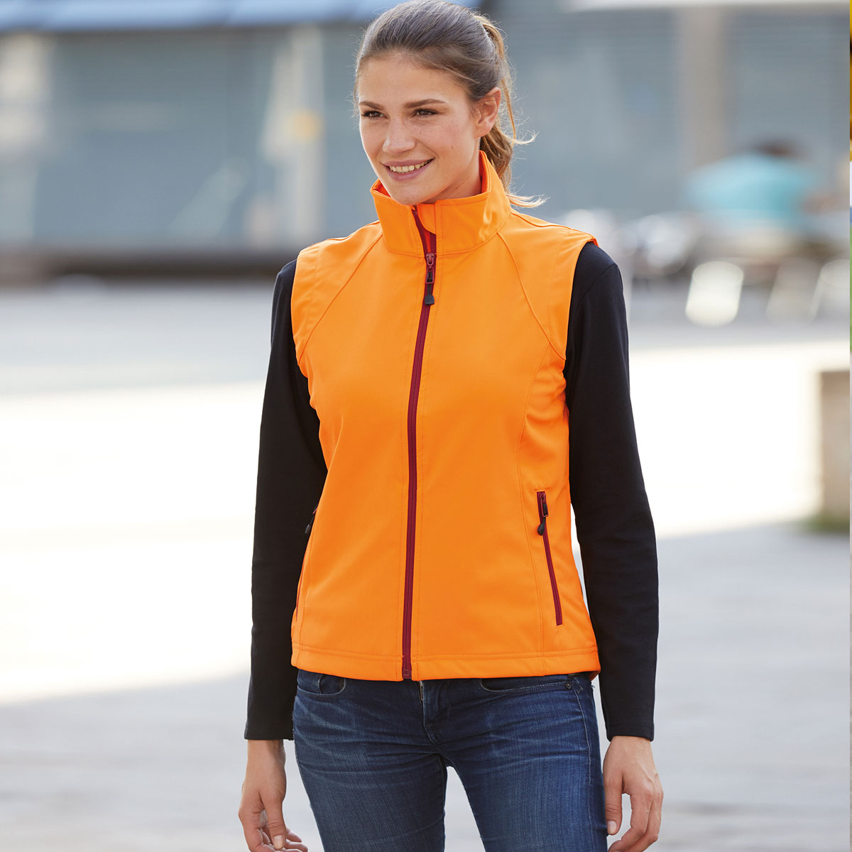 Ladies' Softshell Vest - JN1023