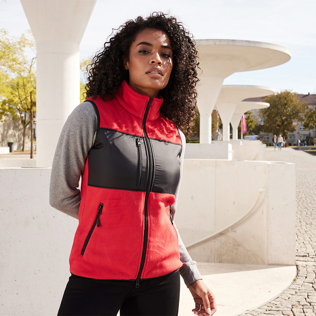 Ladies' Fleece Vest - JN1309