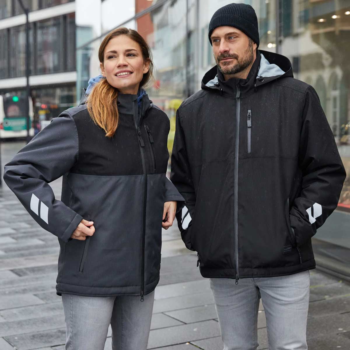 Padded Hardshell Workwear Jacket - JN1815