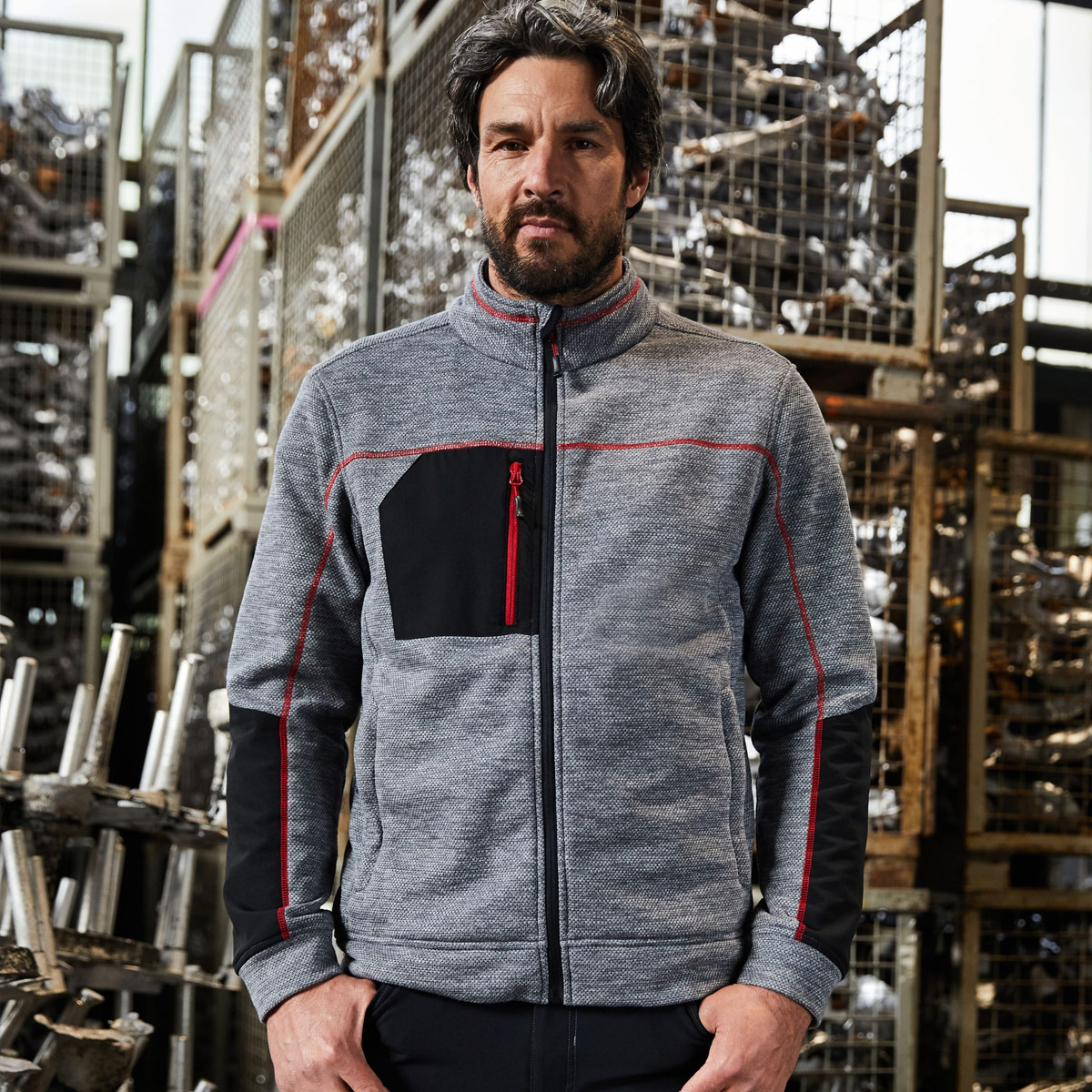 Men's Structure Fleece Jacket - JN1818