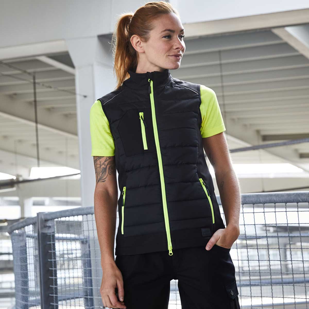 Ladies' Hybrid Vest - JN1821
