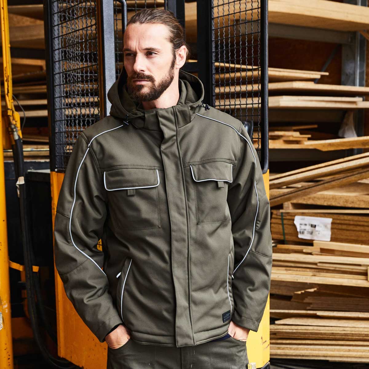 Workwear Softshell Padded Jacket - JN886