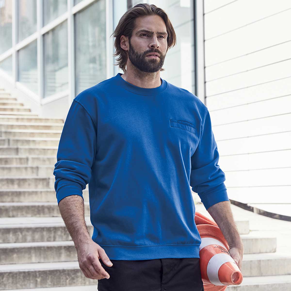 Men's Round Sweat Pocket - JN924