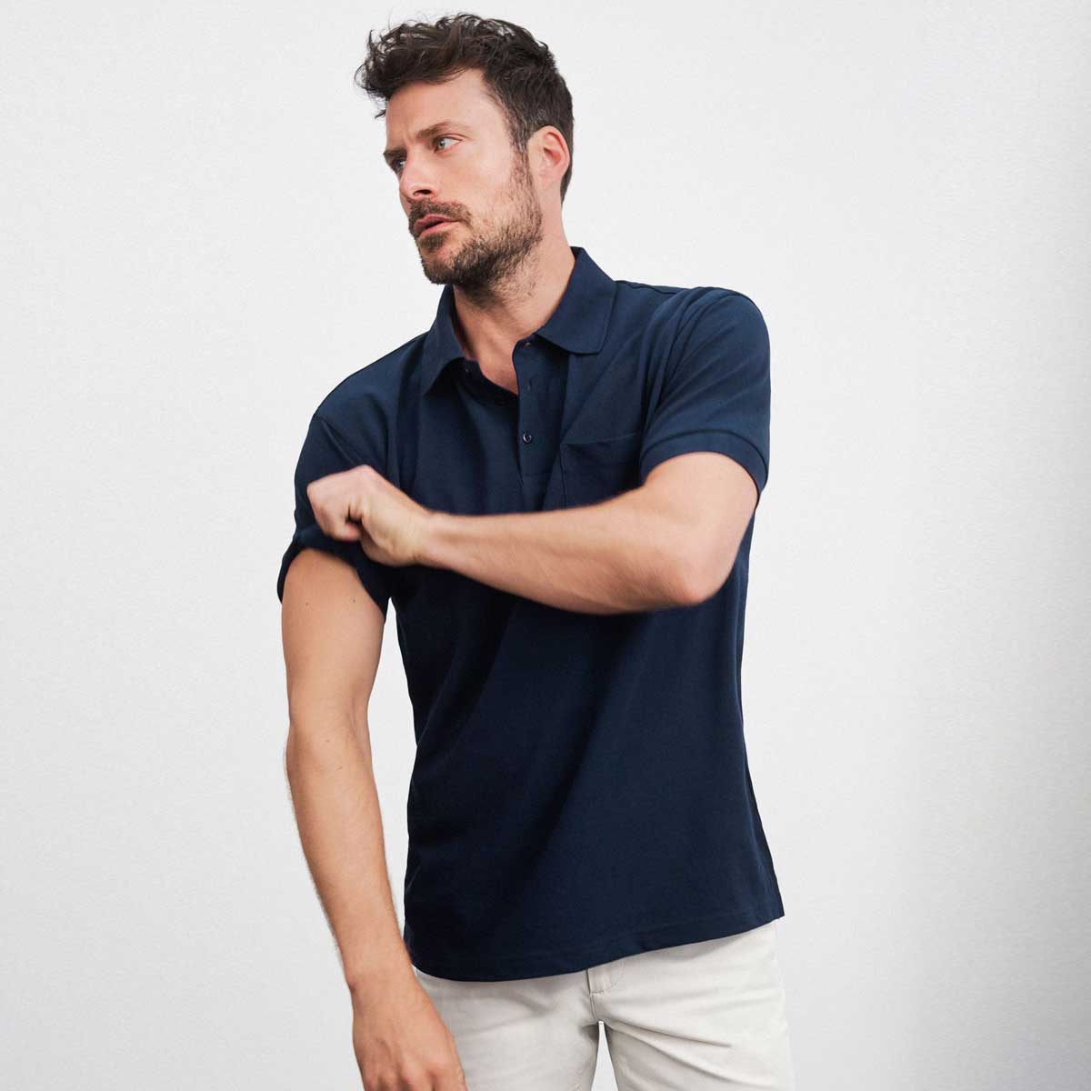 Polo Piqué Pocket - JN026