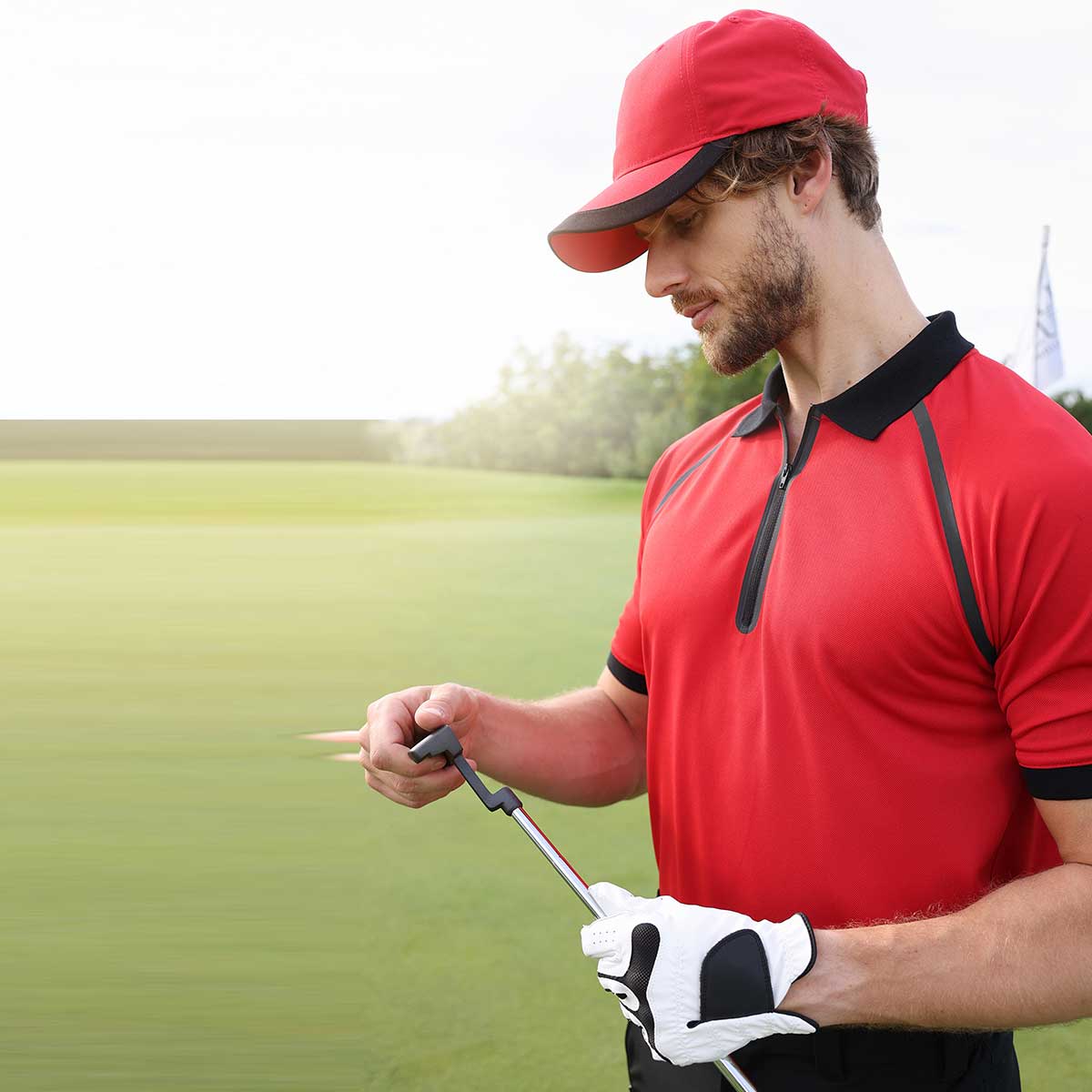 Men's Zip-Polo - JN1308