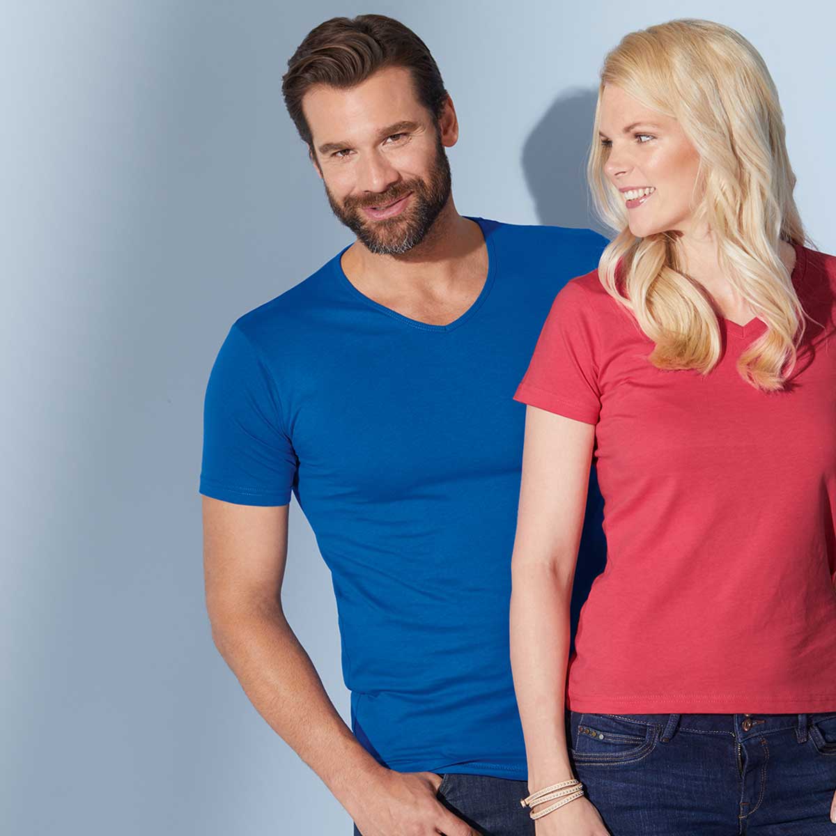 Men's Slim Fit V-Neck T - JN912