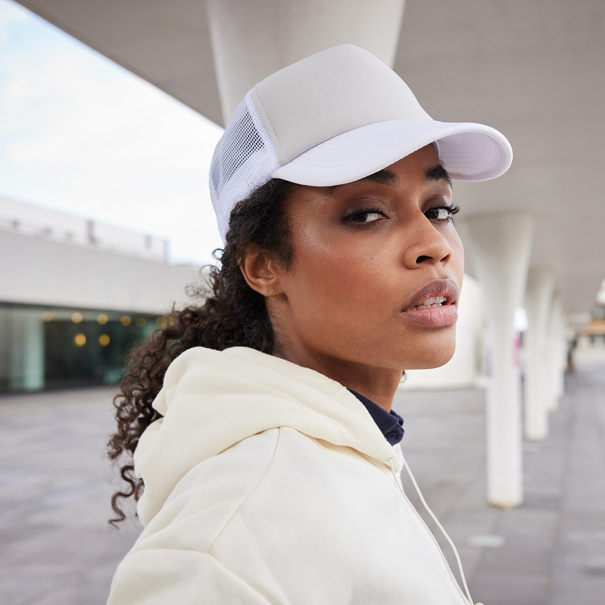 5 Panel Polyester Mesh Cap - MB070