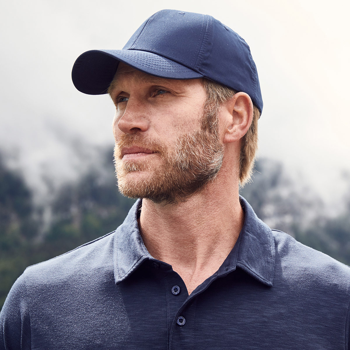 6 Panel Polyester Peach Cap - MB6135