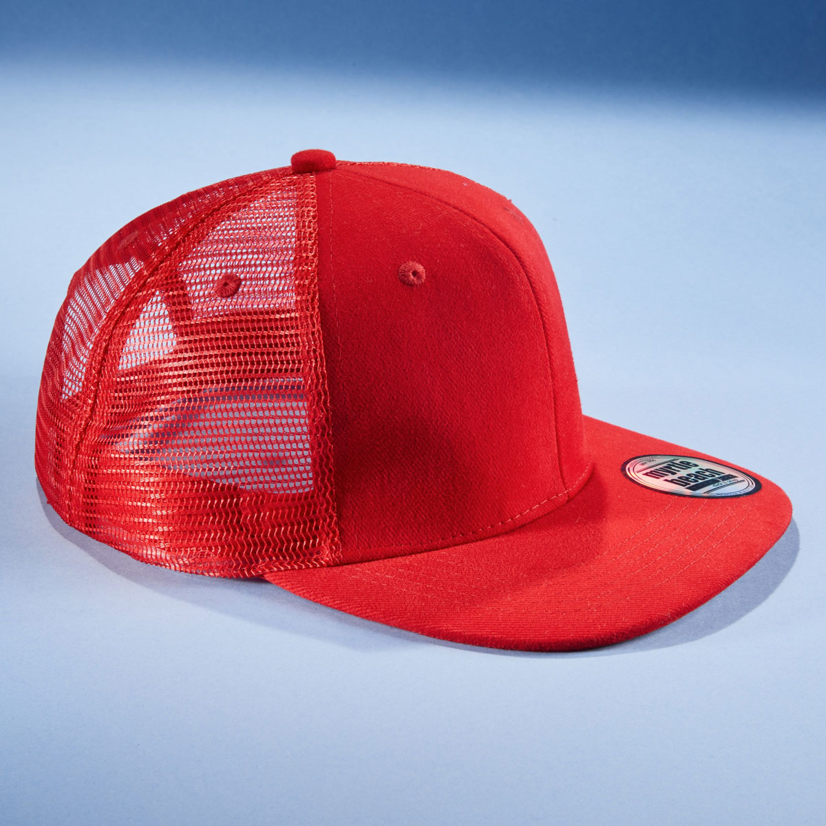 6 Panel Flat Peak Cap - MB6509