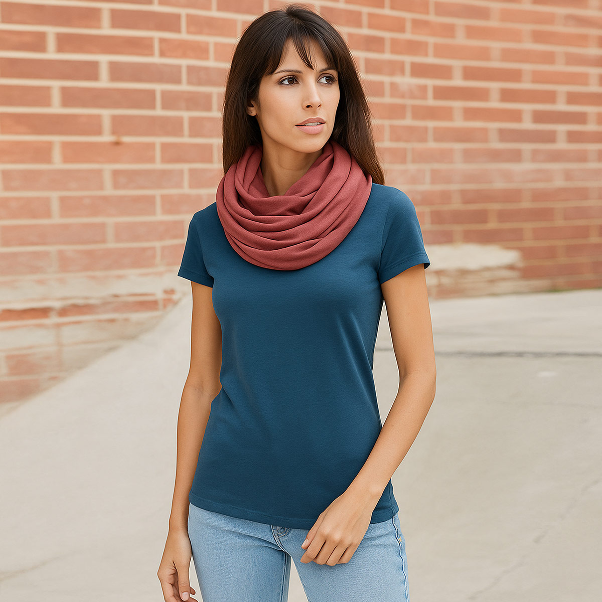 Heather Summer Loop-Scarf - MB6578