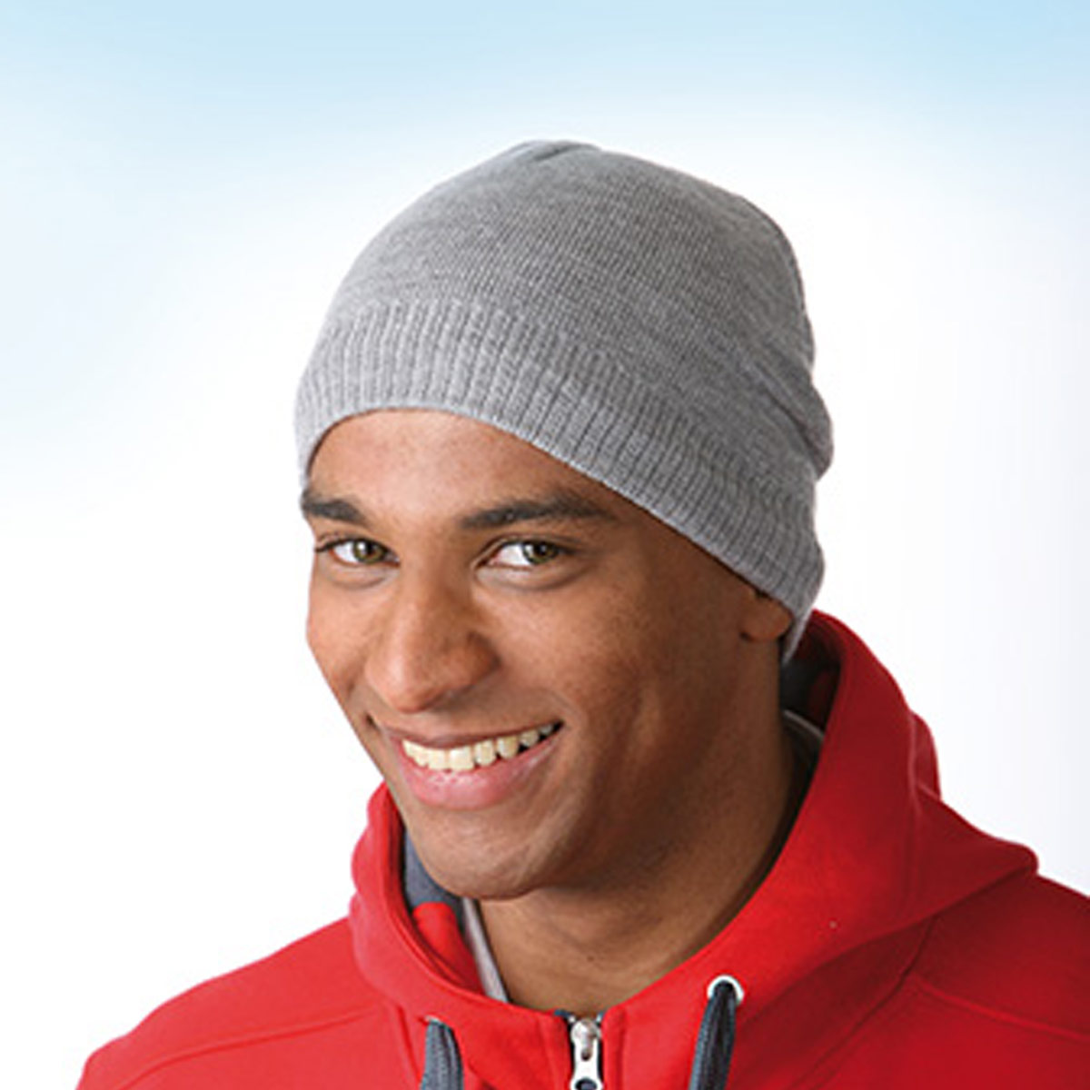 Knitted Beanie with Fleece Inset - MB7925