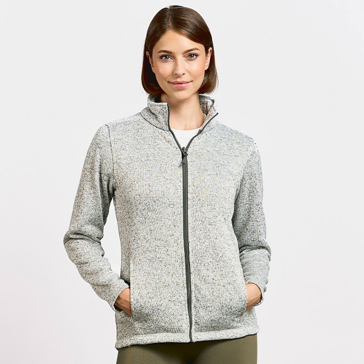 Women`s Knit Fleece Jacket C+ - 7725