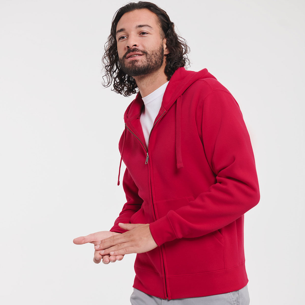 Men's Authentic Zipped Hood Jacket - R-266M-0