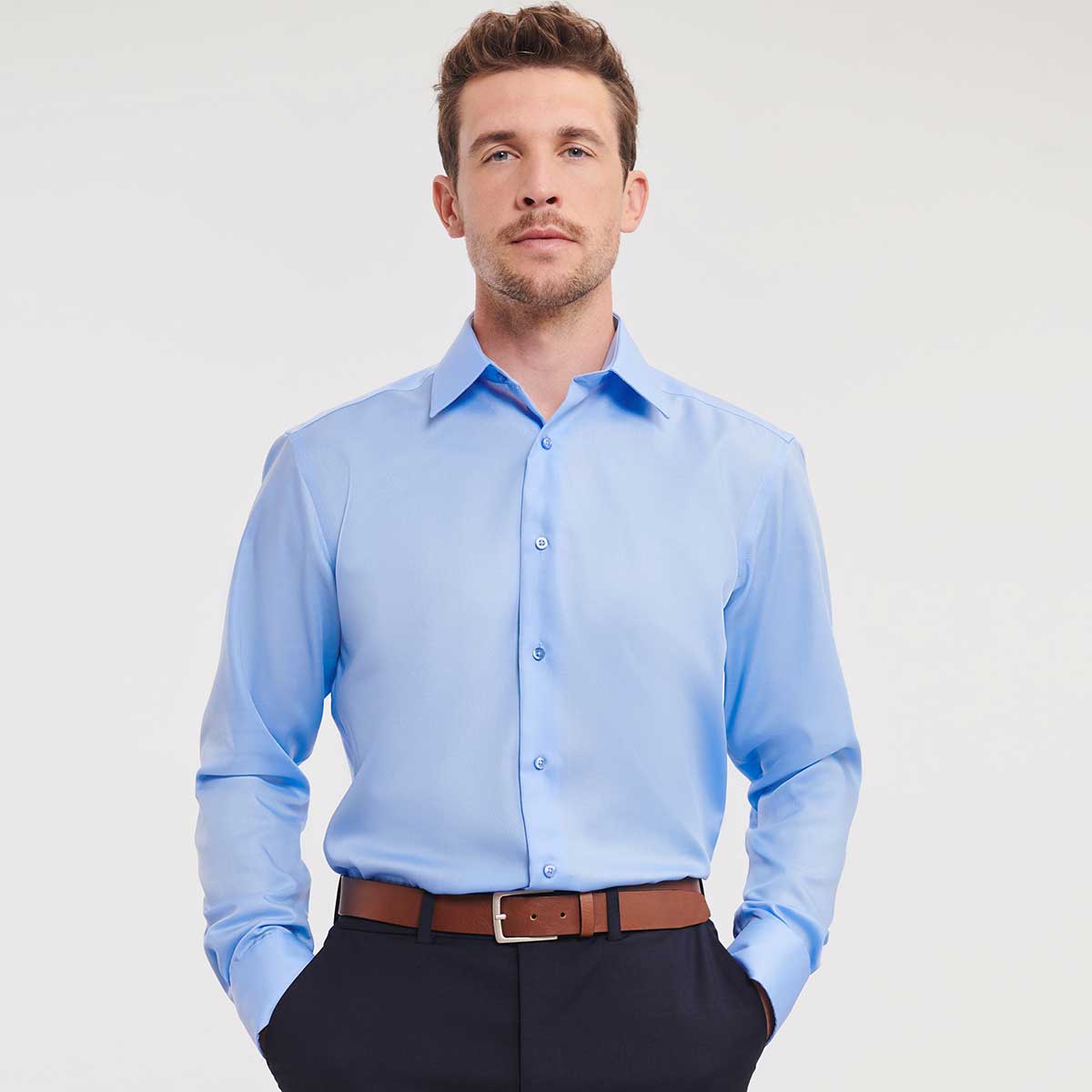 Men's Long Sleeve Tailored Ultimate Non-Iron Shirt - R-958M-0