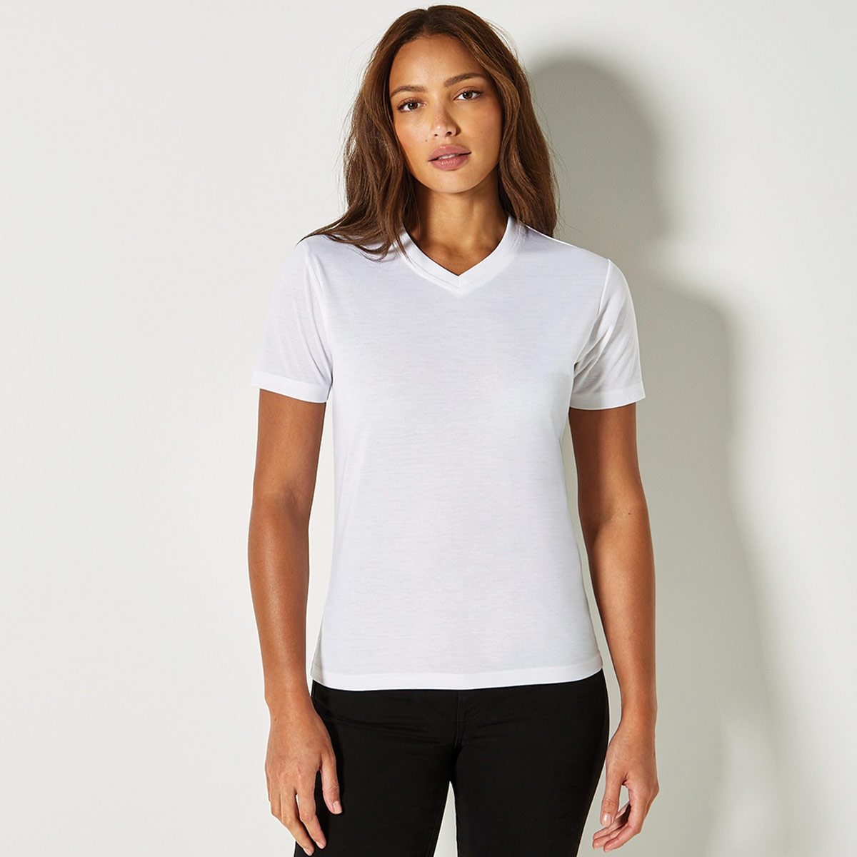 Womens Subli Plus V-Neck - XP522